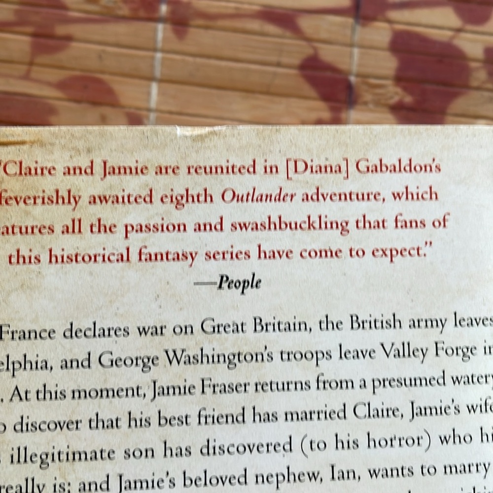 Diana Gabaldon outlander series.  Written in my own hearts blood. - Picture 6 of 6